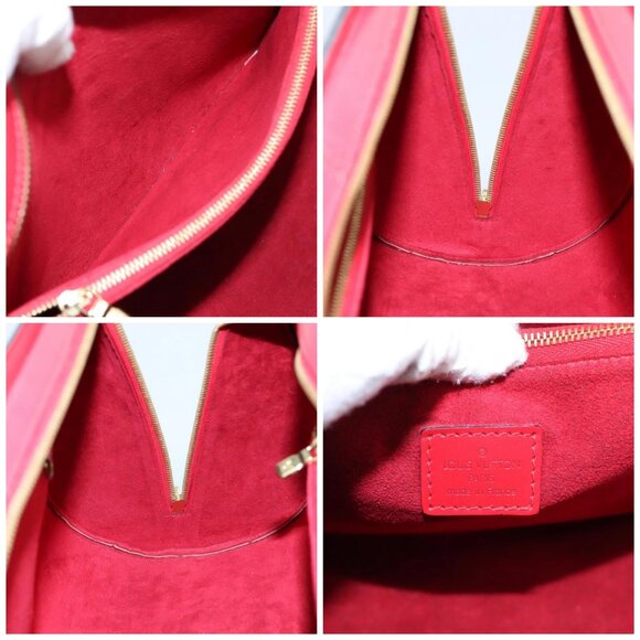 LOUIS VUITTON Epi Solferino Shoulder Bag Red - Picture 16 of 16